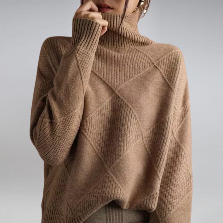 ELLA | CASHMERE TURTLENECK SWEATER