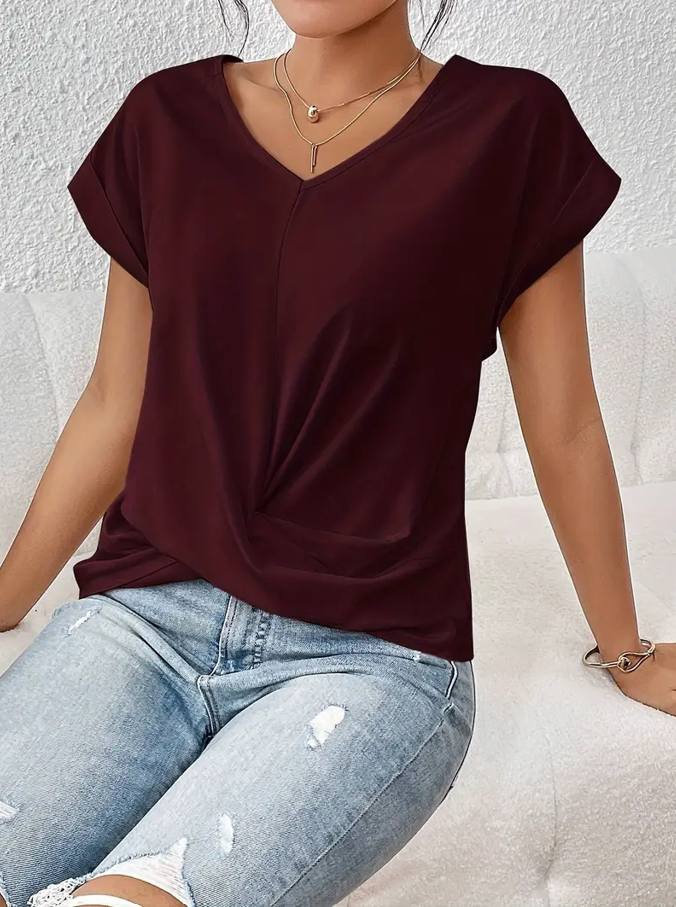 LAYLA | THE PERFECT V-NECK TOP FOR WOMAN