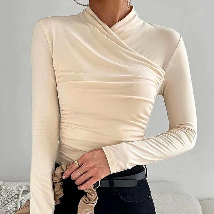 HANNAH | CLASSIC CROSS-NECK TOP