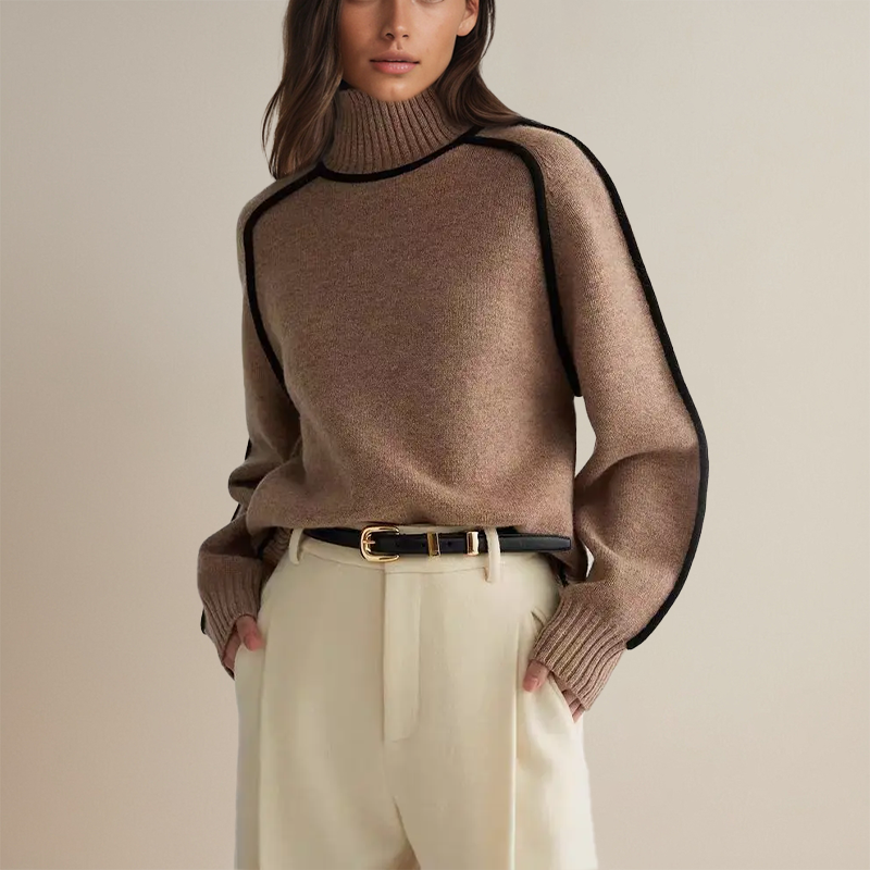 OLIVE | CASHMERE TURTLENECK