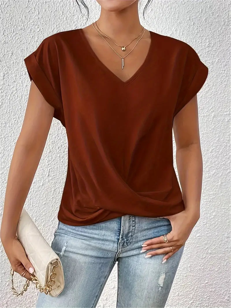 LAYLA | THE PERFECT V-NECK TOP FOR WOMAN