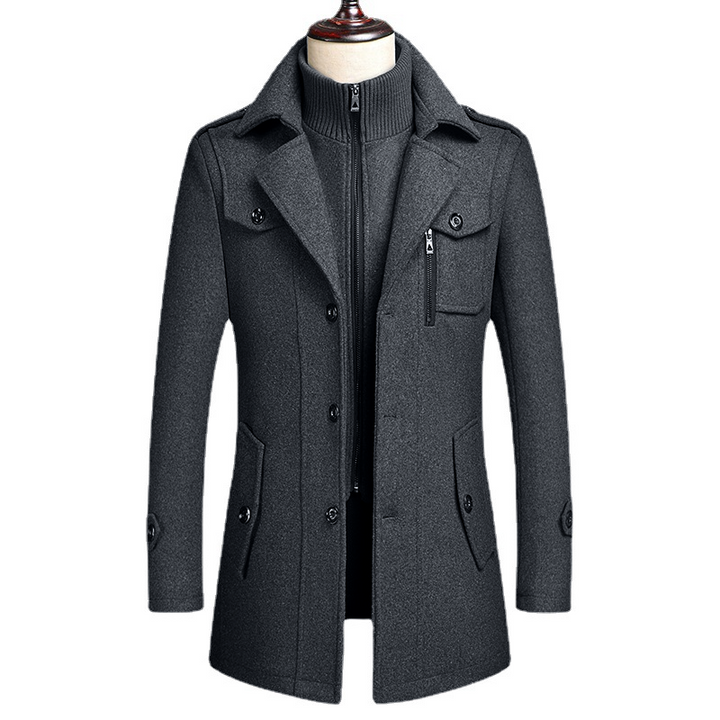 THOMAS | VIRGIN WOOL OVERCOAT