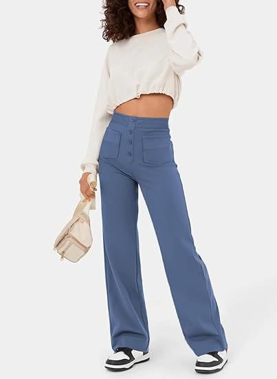 ISLA | HIGH-WAISTED ELASTIC CASUAL PANTS